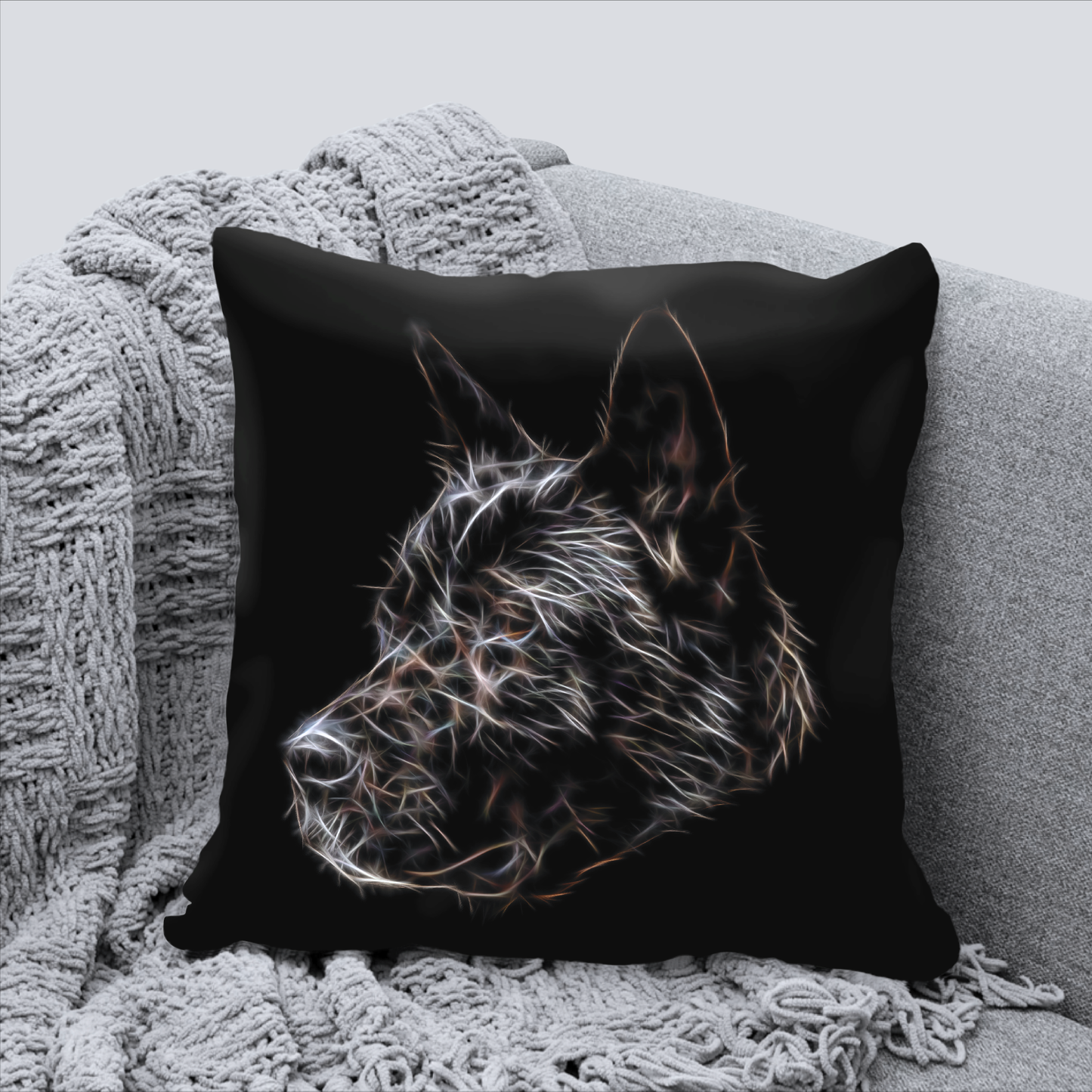 American Akita Cushion with Pillow Insert