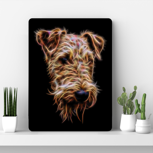 Airedale Terrier Aluminium Metal Wall Plaque