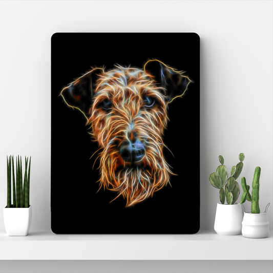 Airedale Terrier Aluminium Metal Wall Plaque