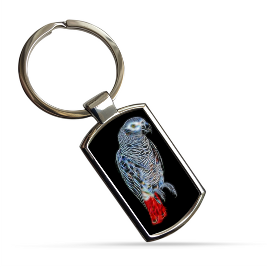 Bird Keychain including Parrots, Hawk, Finch, Eagle, and Budgie. A Perfect Gift for Avian Lover.