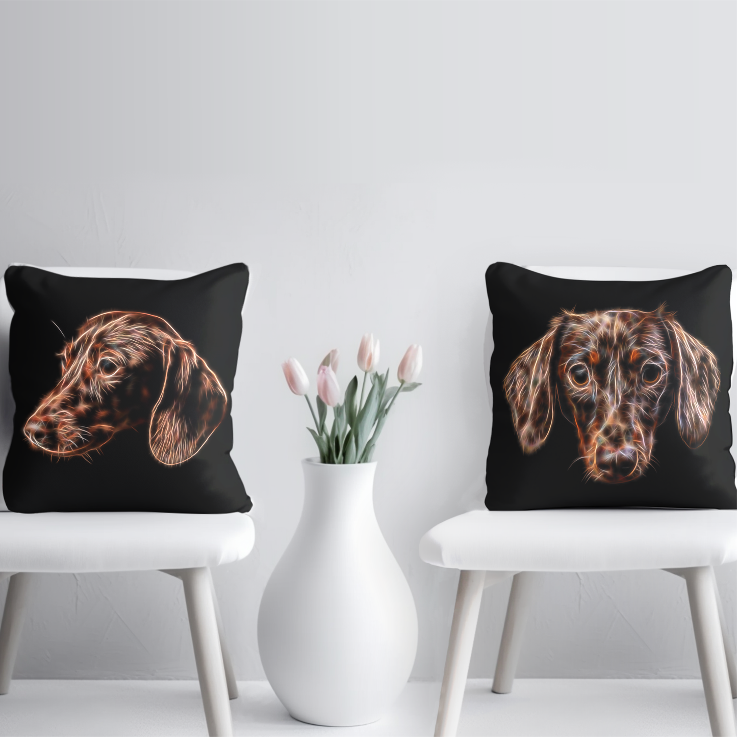 Chocolate Dachshund Cushion