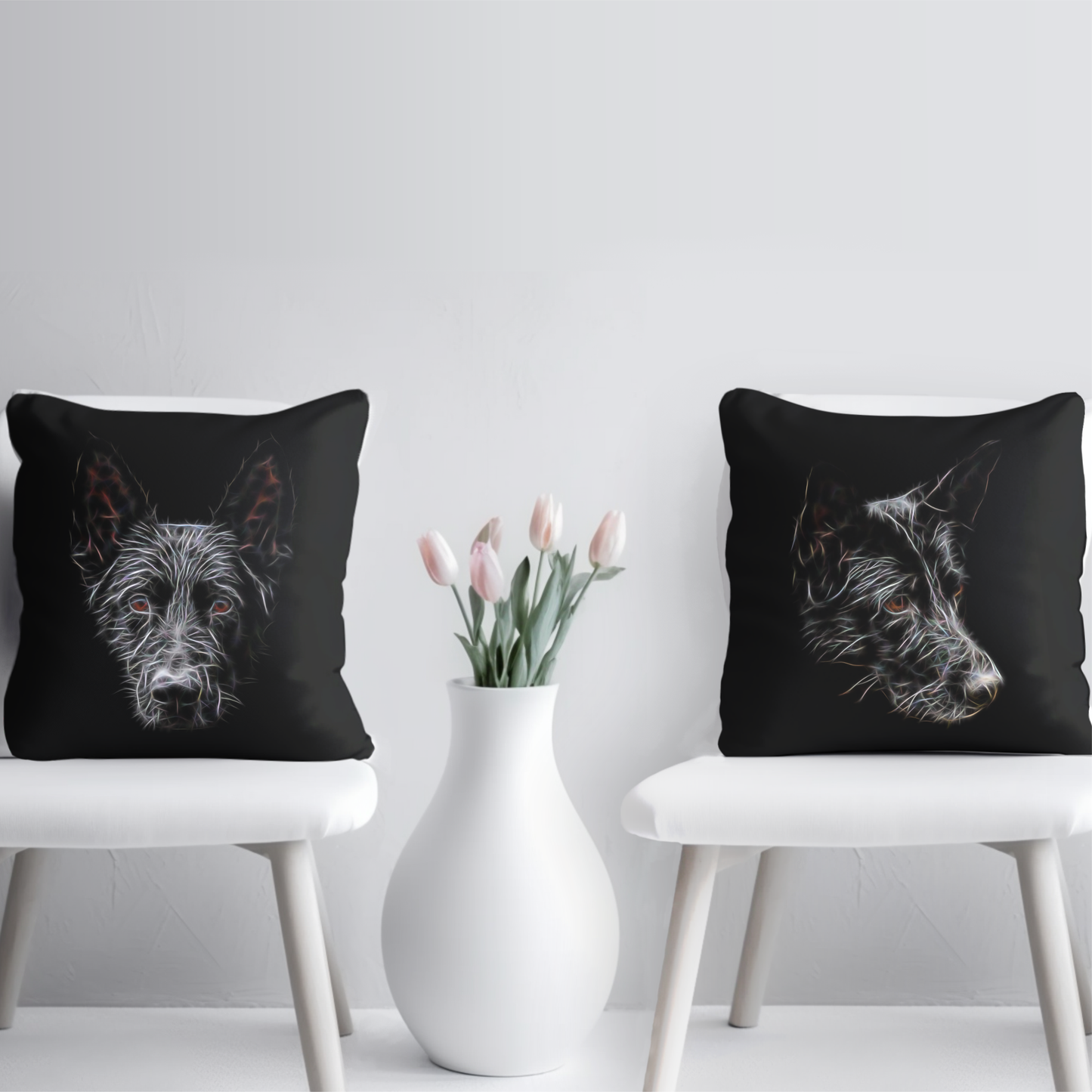 Black German Shepherd Cushion