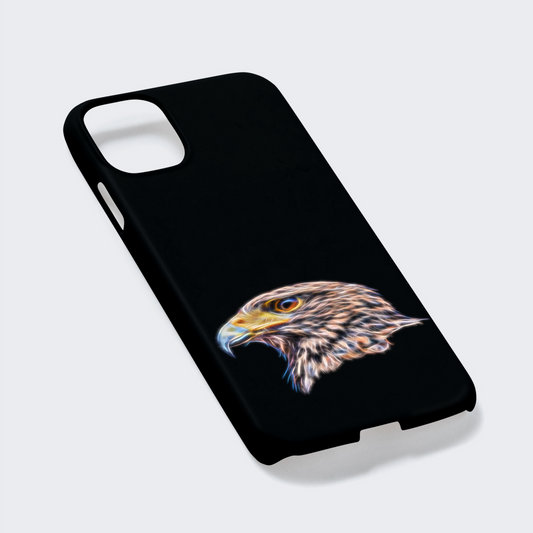 Bird Phone Case with Stunning Fractal Art Design. For Samsung or iPhone. Designs include Parrot Budgie Hawk Finch Eagle Cockatiel and more