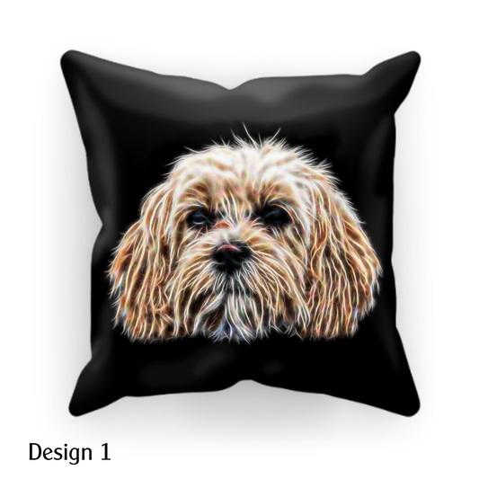 Apricot Cavachon Cushion