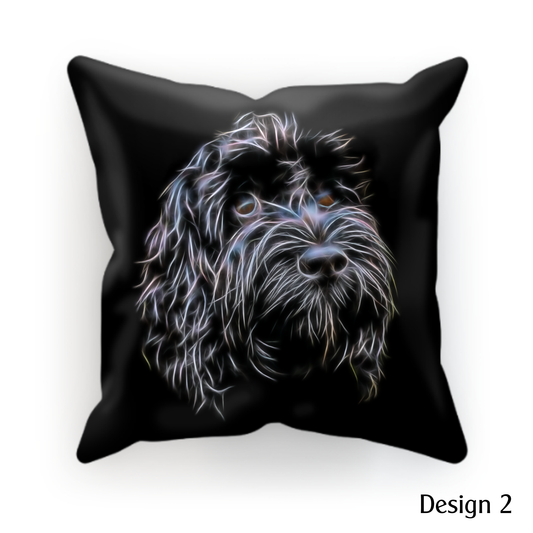 Black Cockapoo Cushion