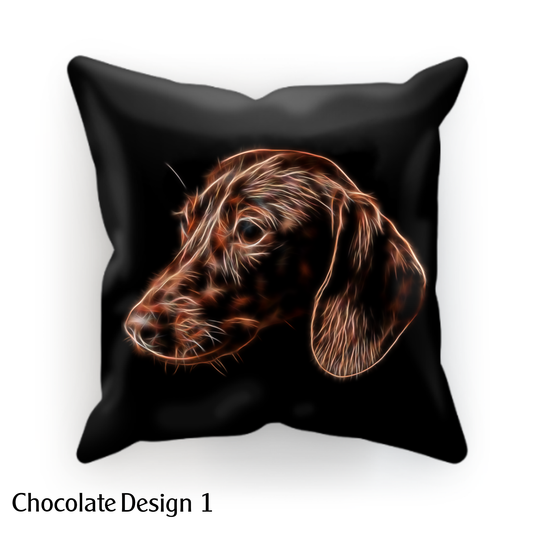 Chocolate Dachshund Cushion