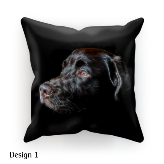 Chocolate Labrador Cushion