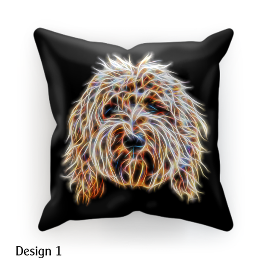 Gold Labradoodle Cushion