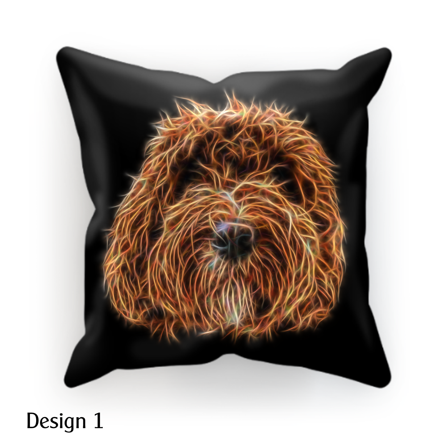 Red Labradoodle Cushion