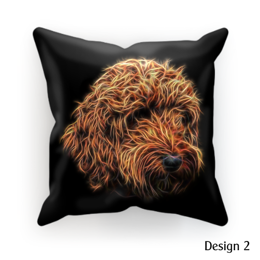 Red Labradoodle Cushion