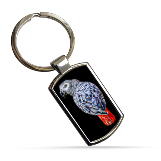 Bird Keychain including Parrots, Hawk, Finch, Eagle, and Budgie. A Perfect Gift for Avian Lover.