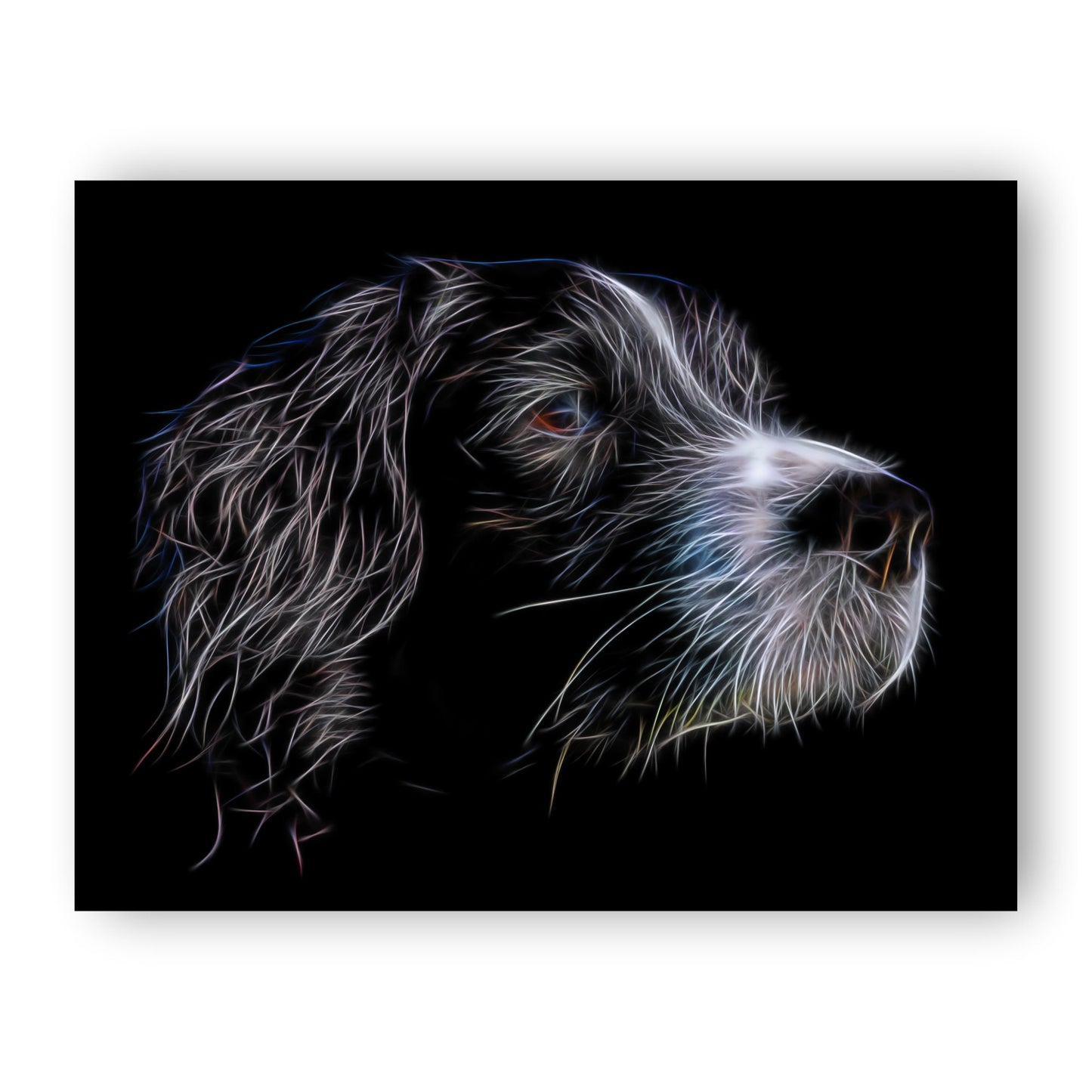 Sprollie Print with Stunning Fractal Art Design. Various Sizes Available
