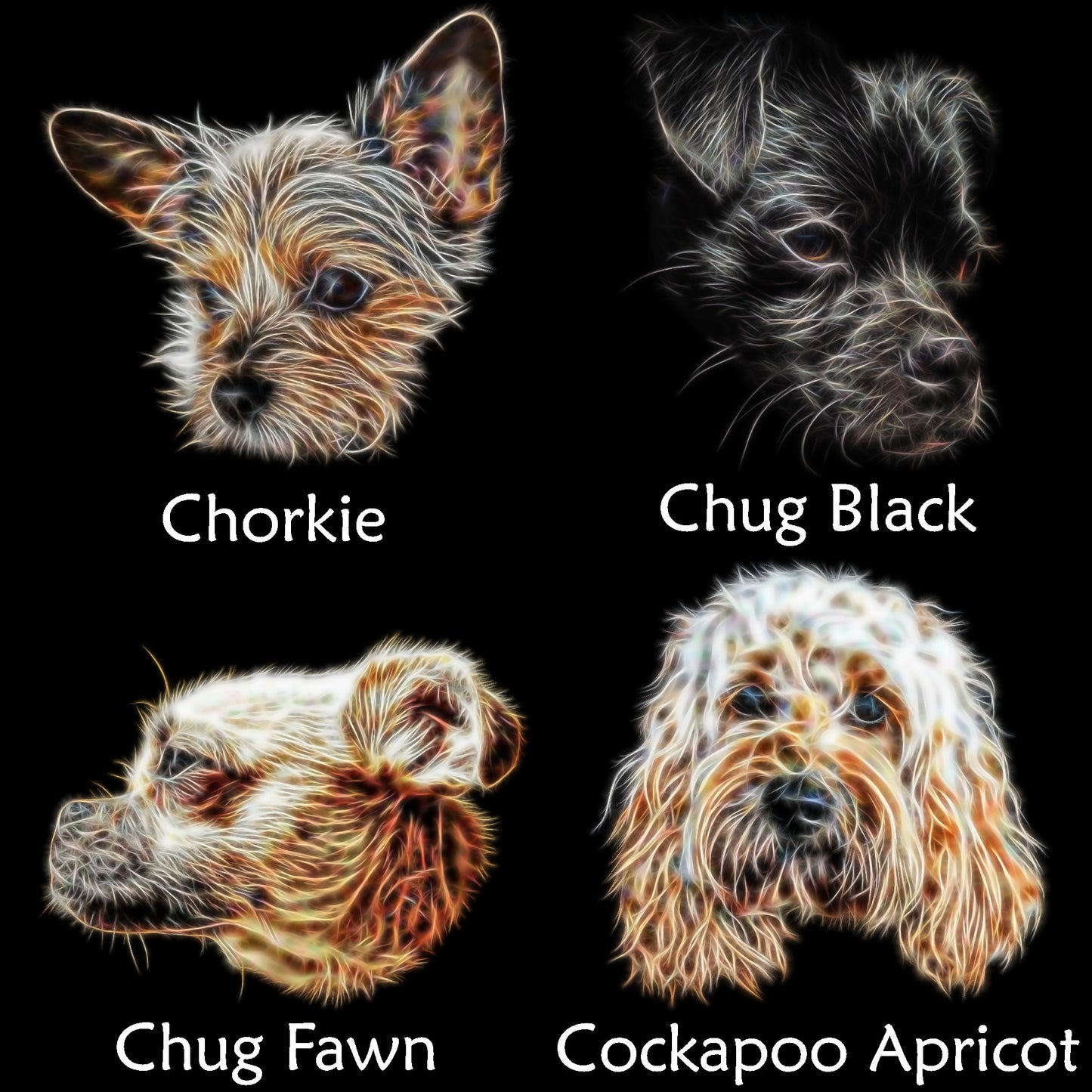 Cross Breed Dog Cushion with Insert. Various Breeds including Cockapoo Labradoodle Cavapoo Cavachon Chorkie Jackapoo Sprocker and more