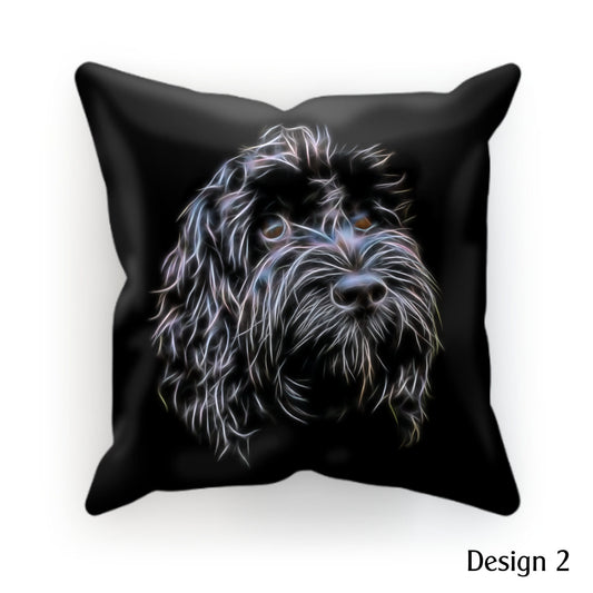 Black Cockapoo Cushion