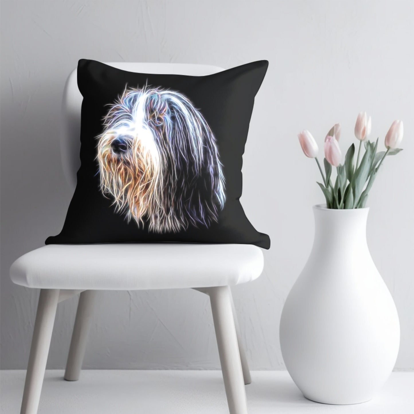 Bearded Collie Cushion
