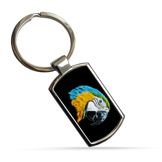 Bird Keychain including Parrots, Hawk, Finch, Eagle, and Budgie. A Perfect Gift for Avian Lover.