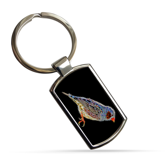 Bird Keychain including Parrots, Hawk, Finch, Eagle, and Budgie. A Perfect Gift for Avian Lover.