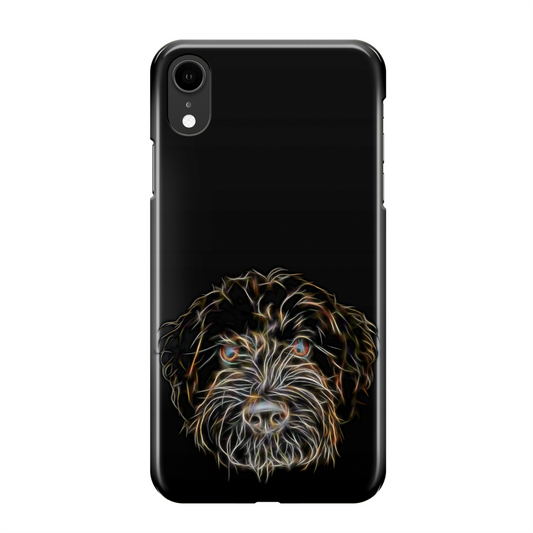 Black Labradoodle Phone Case. For iPhone or Samsung, Including iPhone 14 and Galaxy S22