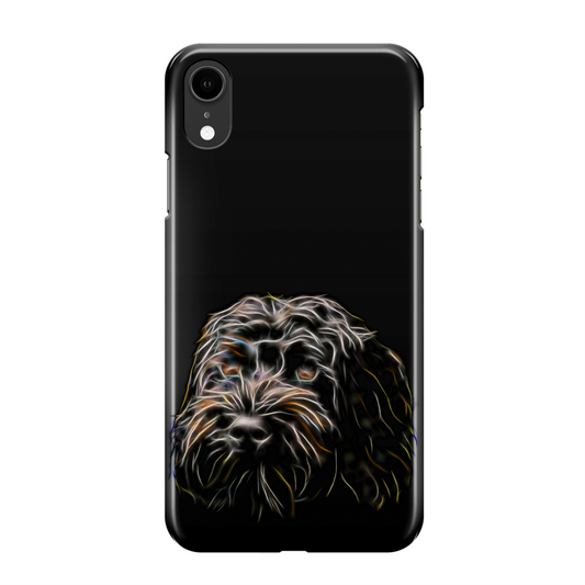 Black Labradoodle Phone Case