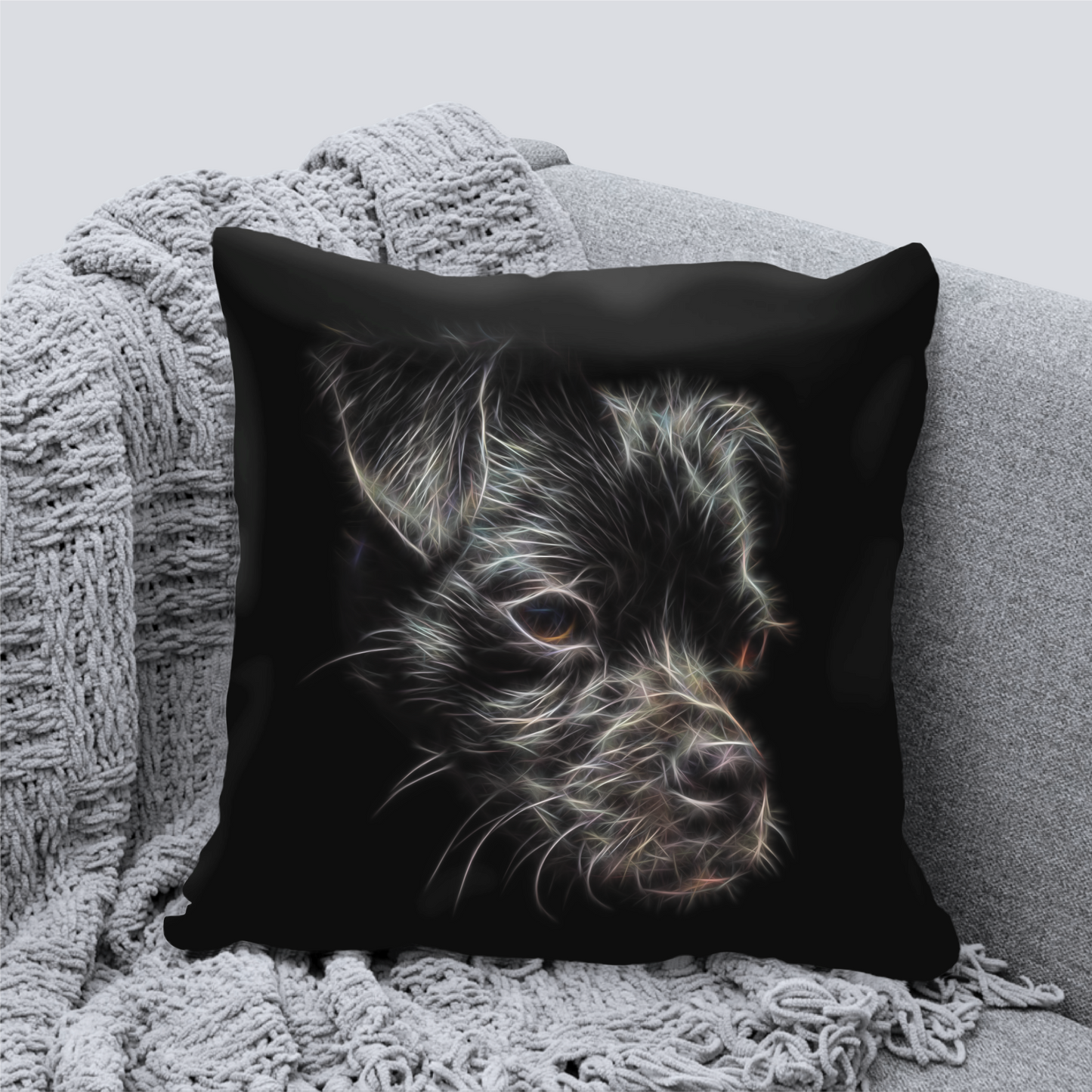 Black Chug Cushion