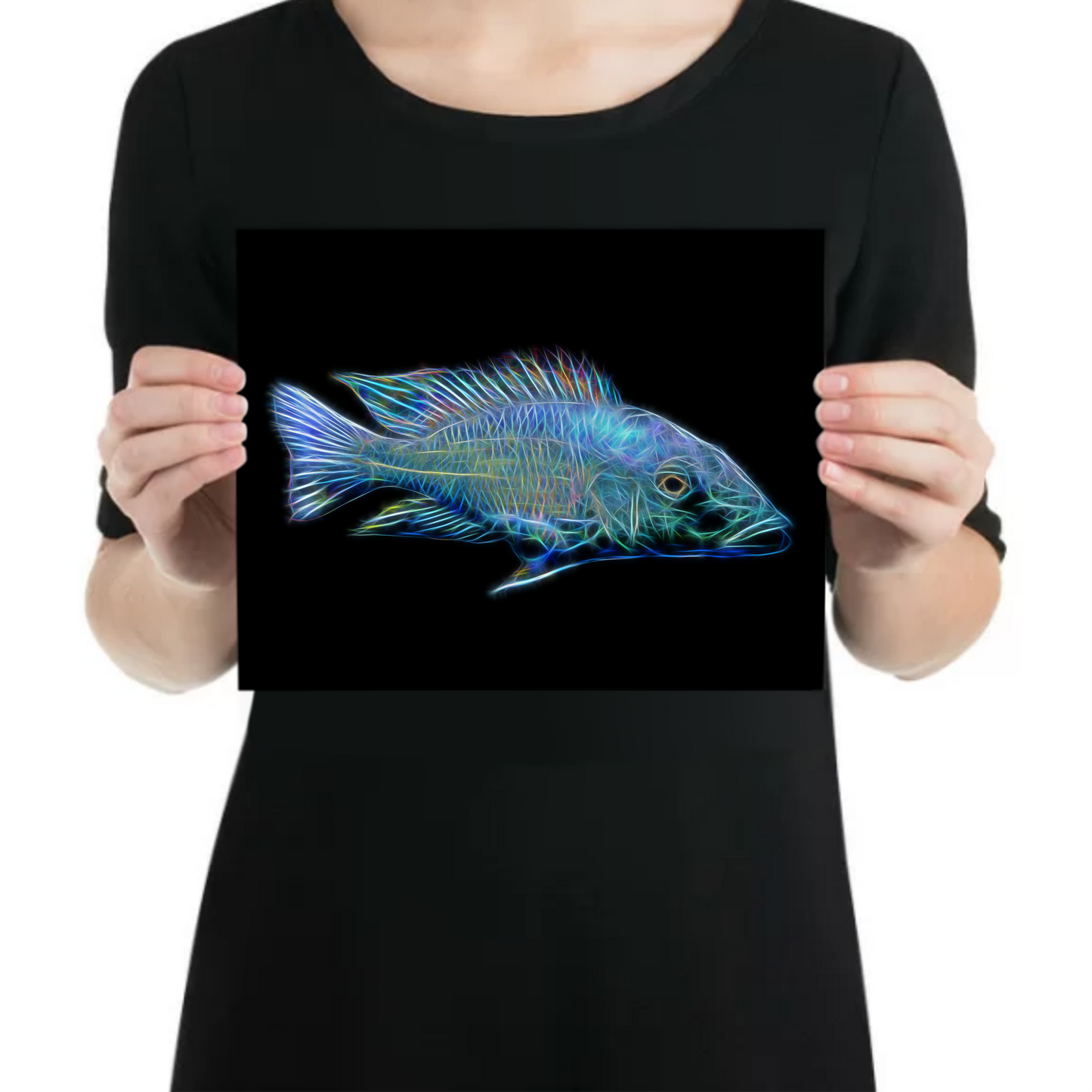 Rostratus Cichlid Print Fossorochromis rostratus