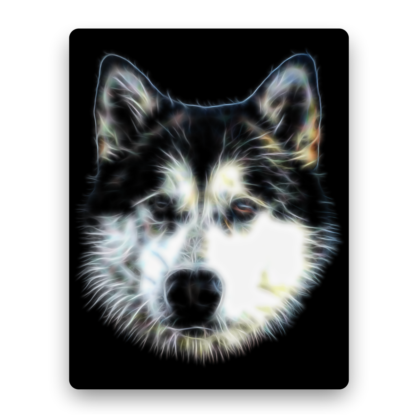 Alaskan Malamute Metal Wall Plaque