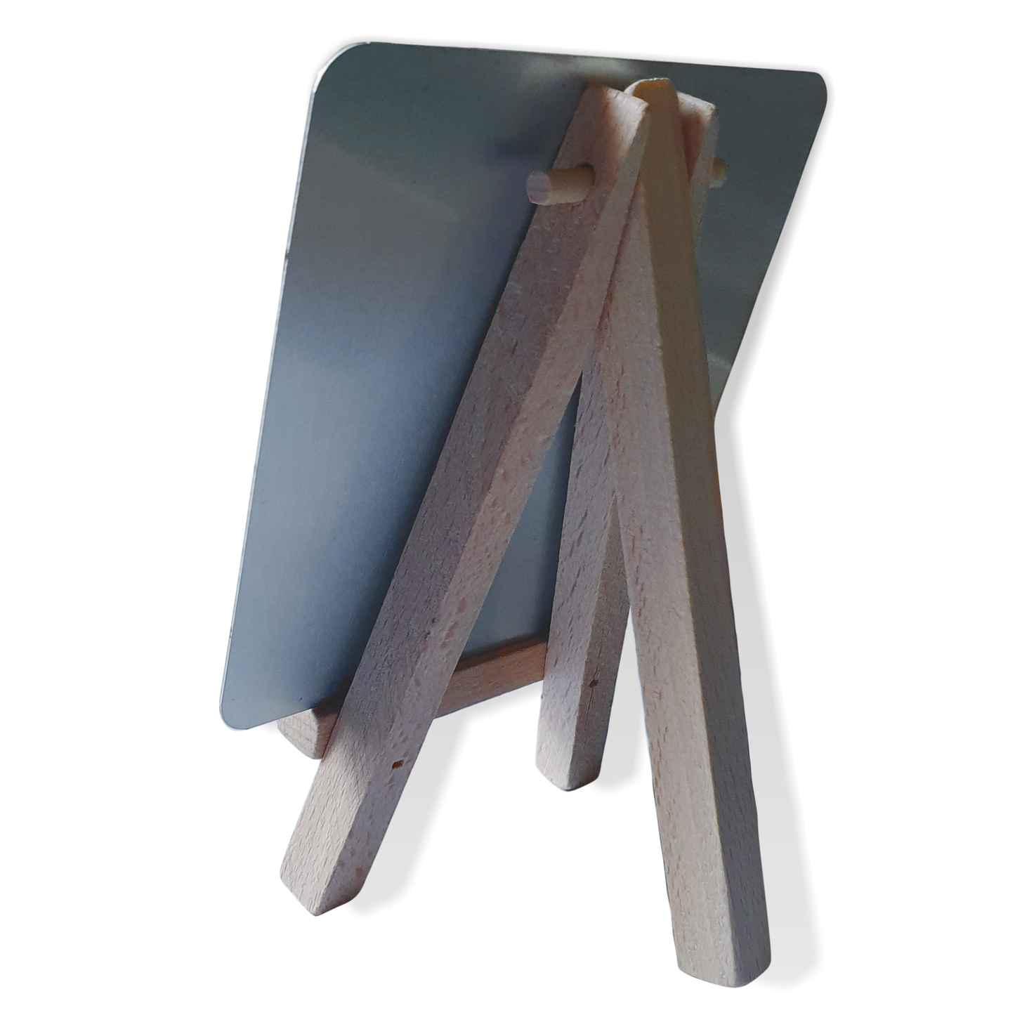 Bullmastiff - Brindle Bullmastiff Metal Plaque and Mini Easel with Fractal Art Design