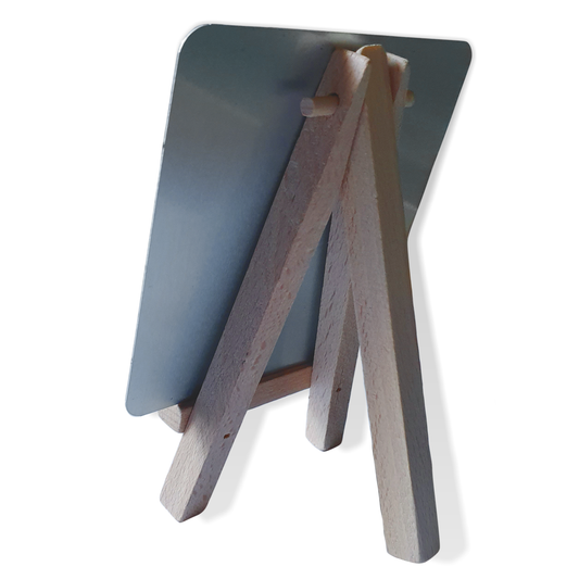 Sprocker #1 Metal Plaque and Mini Easel with Fractal Art Design