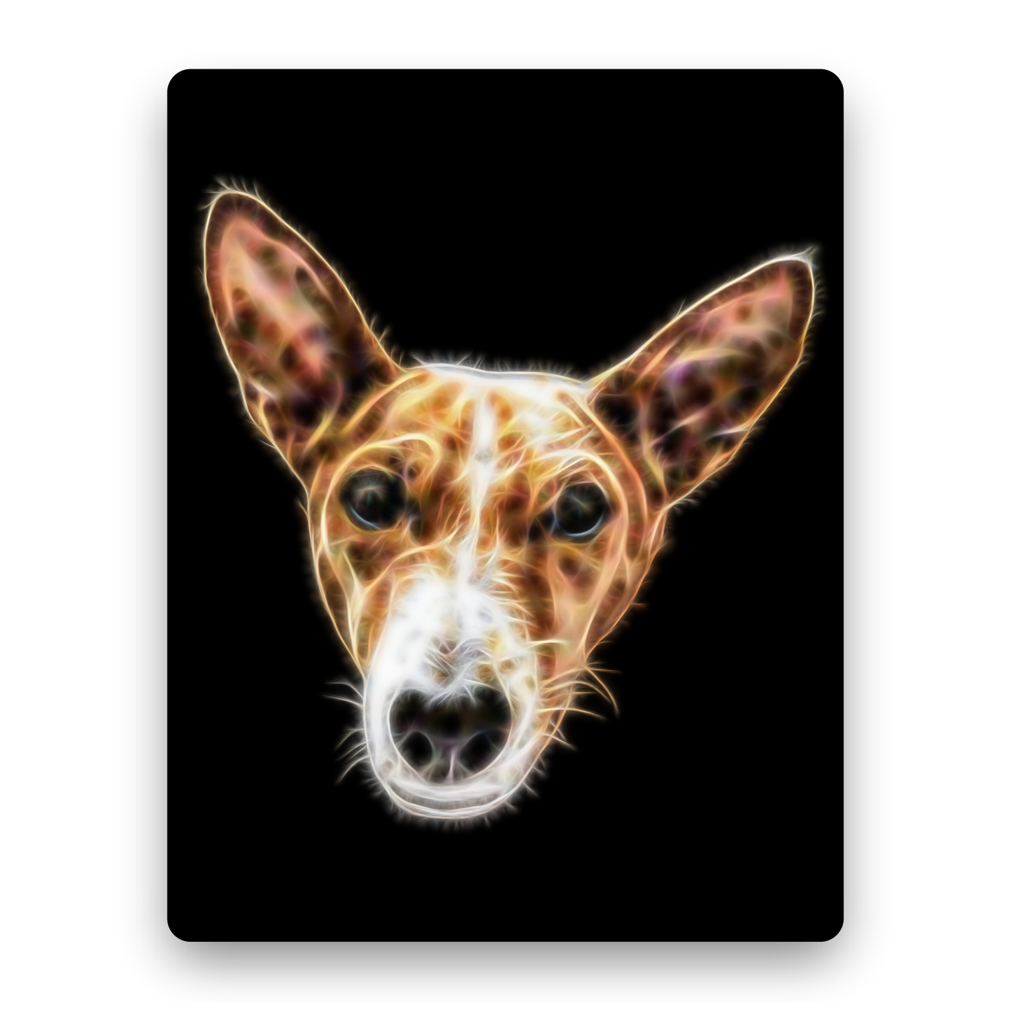 Basenji Metal Wall Plaque