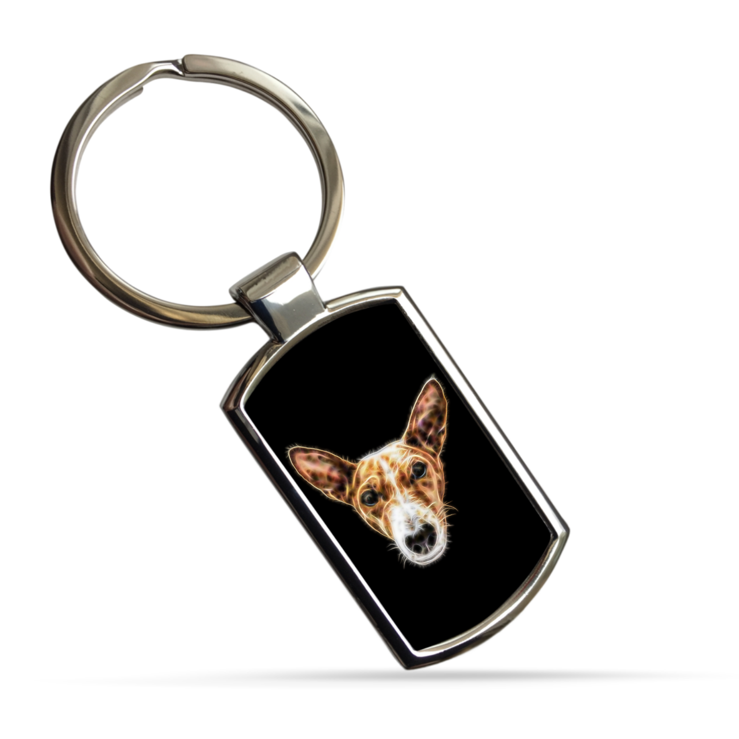 Basenji Keychain