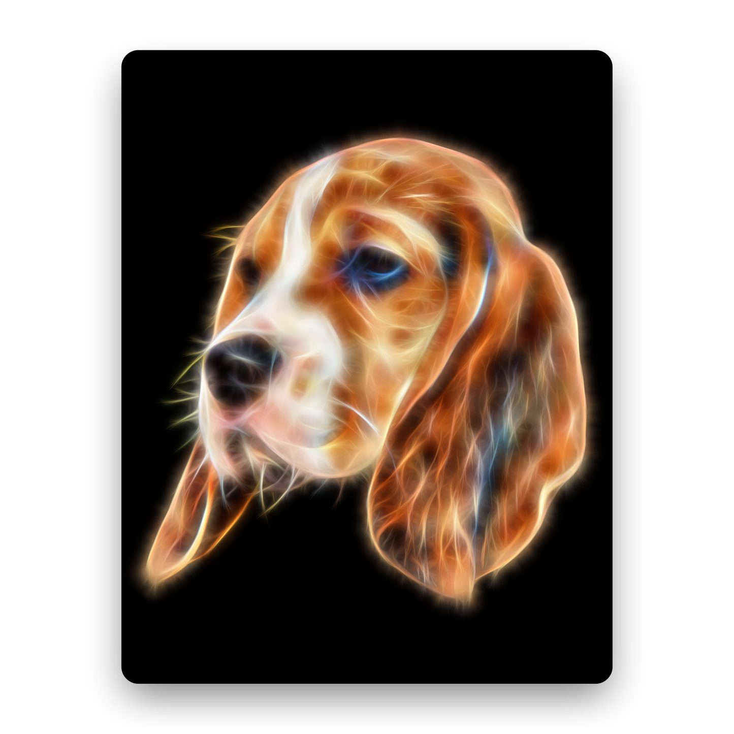 Beagle Metal Wall Plaque