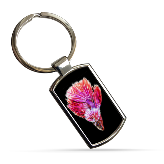 Betta Fish Keyrings - Various Designs