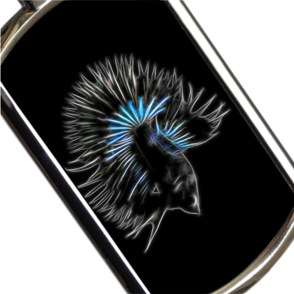 Betta Fish Keyrings - Various Designs