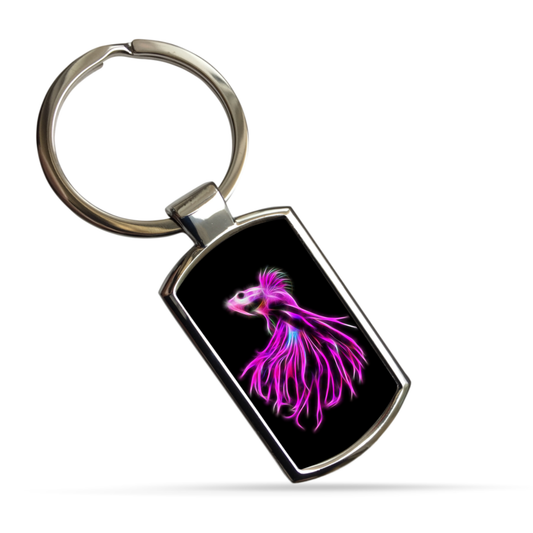 Betta Fish Keyrings - Various Designs