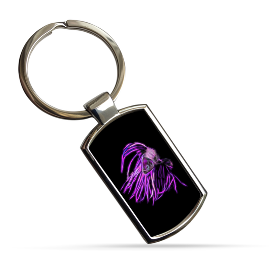 Betta Fish Keyrings - Various Designs