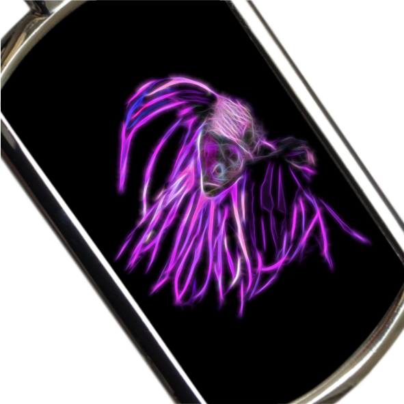 Betta Fish Keyrings - Various Designs