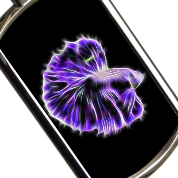 Betta Fish Keyrings - Various Designs