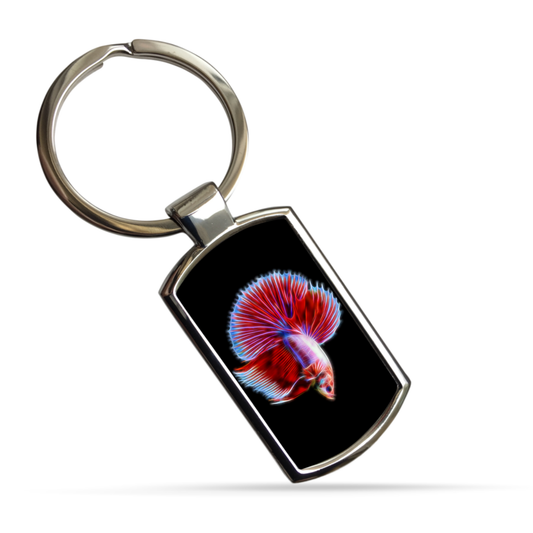 Betta Fish Keyrings - Various Designs