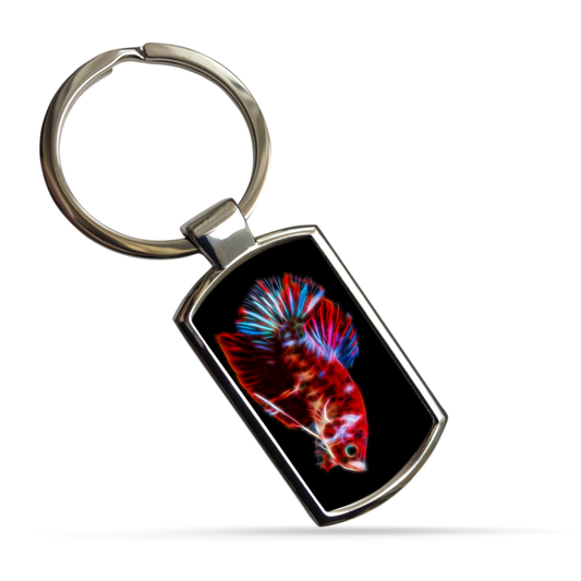 Betta Fish Keyrings - Various Designs
