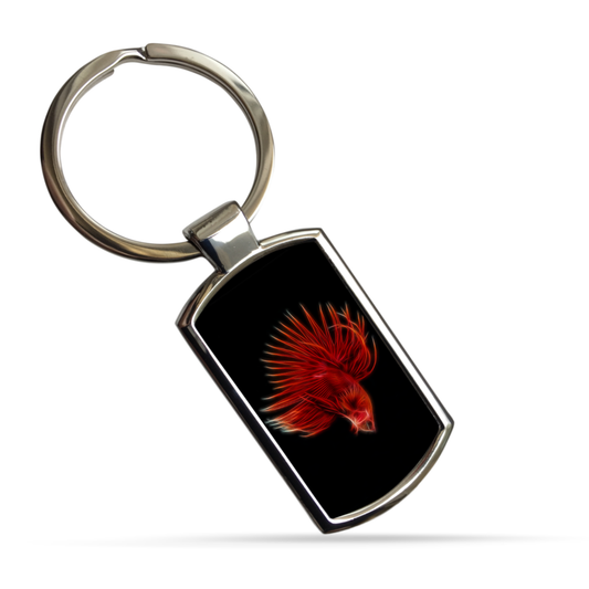 Betta Fish Keyrings - Various Designs