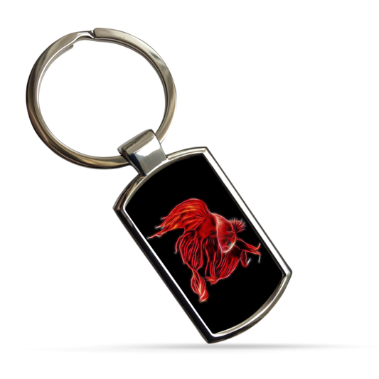 Betta Fish Keyrings - Various Designs