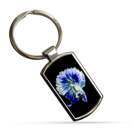 Betta Fish Keyrings - Various Designs