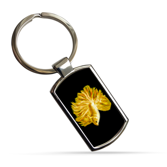 Betta Fish Keyrings - Various Designs