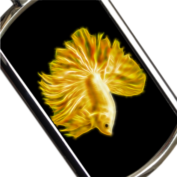 Betta Fish Keyrings - Various Designs
