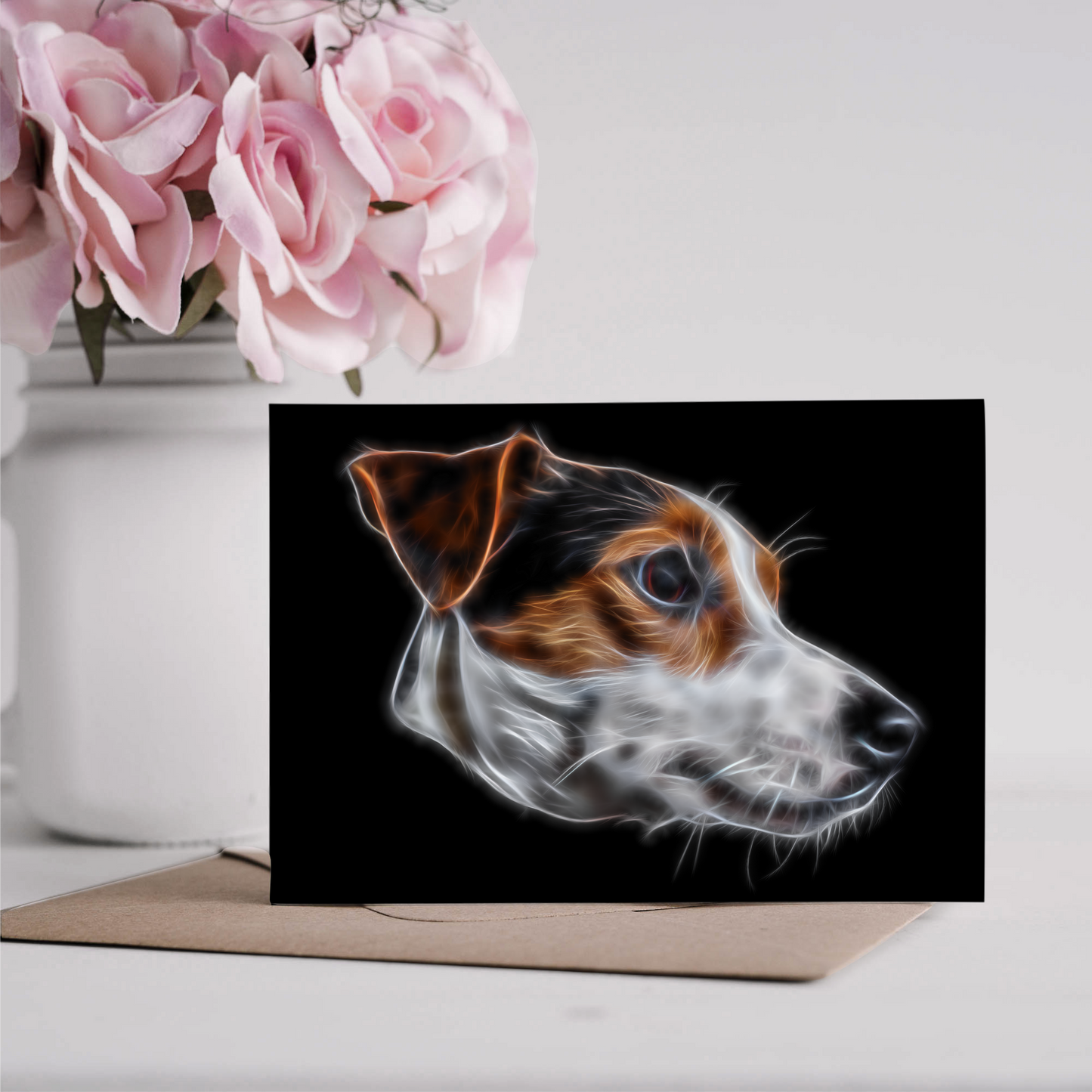 Jack Russell Greeting Card Blank Inside for Birthdays or any other Occasion