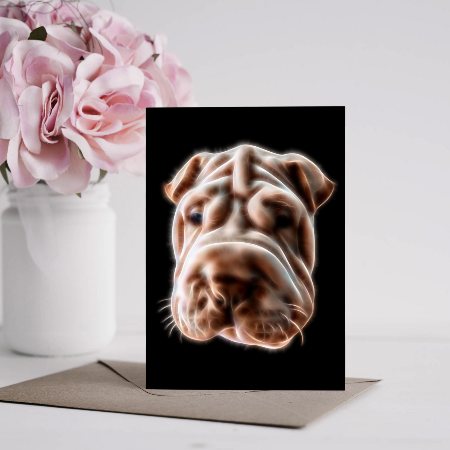 Shah Pei Greeting Card