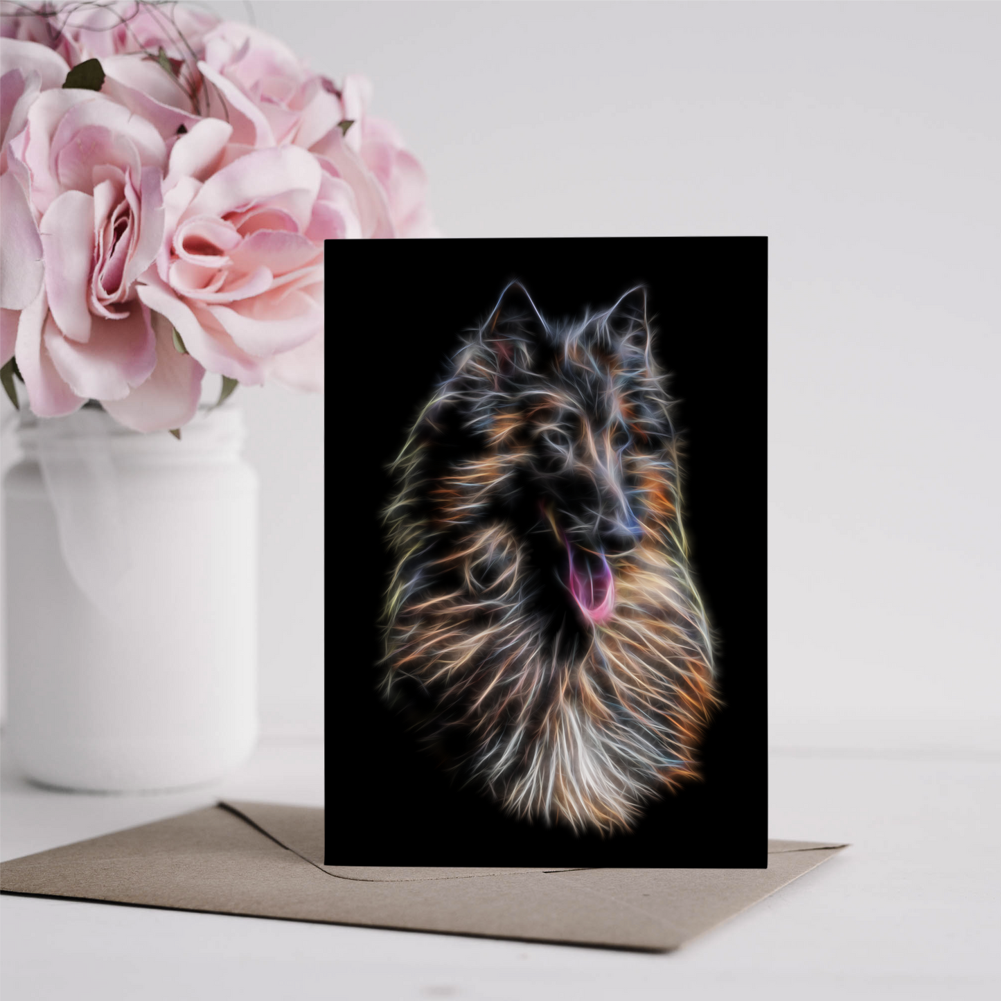 Belgian Tervuren Belgian Shepherd Blank Greeting Card