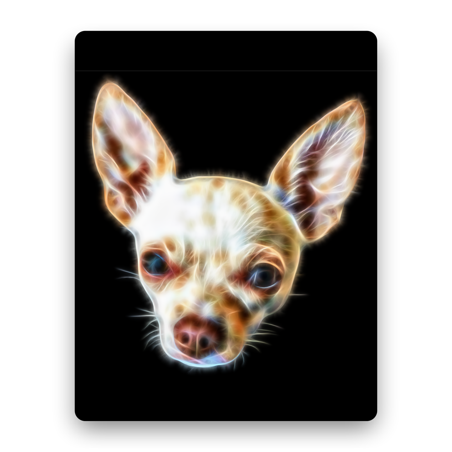 Tan Chihuahua Metal Wall Plaque