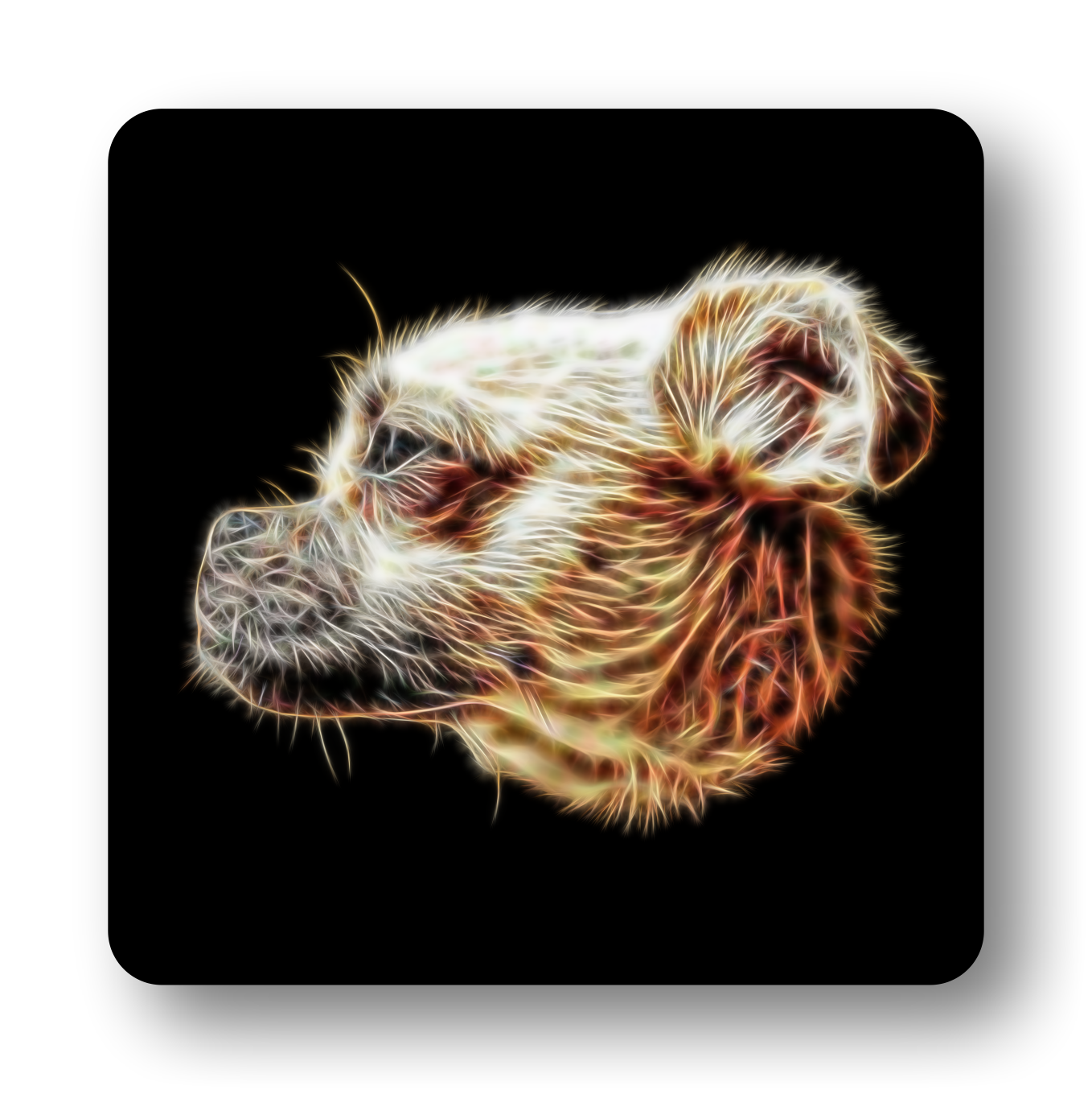 Chug #1 Coaster Fractal Art Design