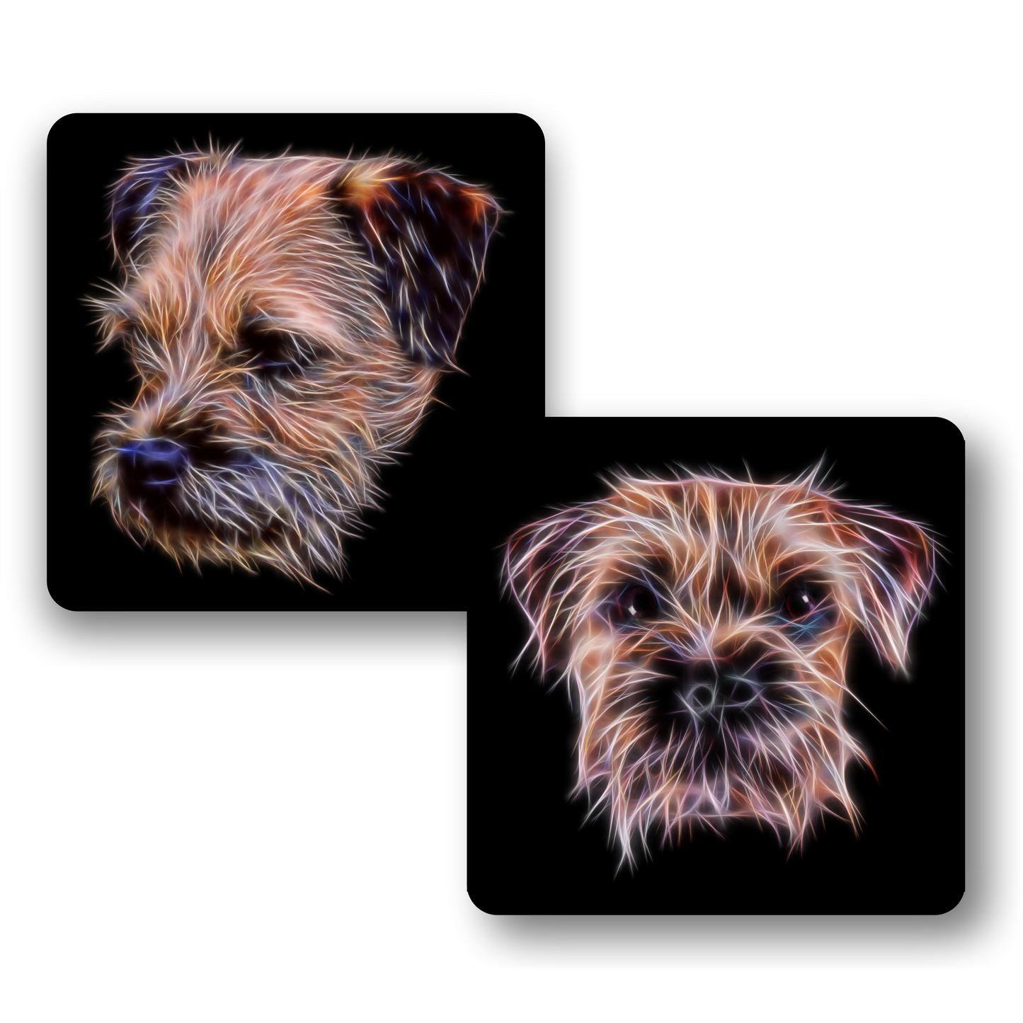 Border Terrier Coaster Set
